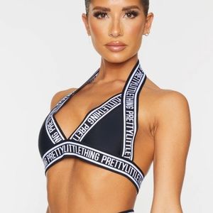 Pretty little thing bikini top logo